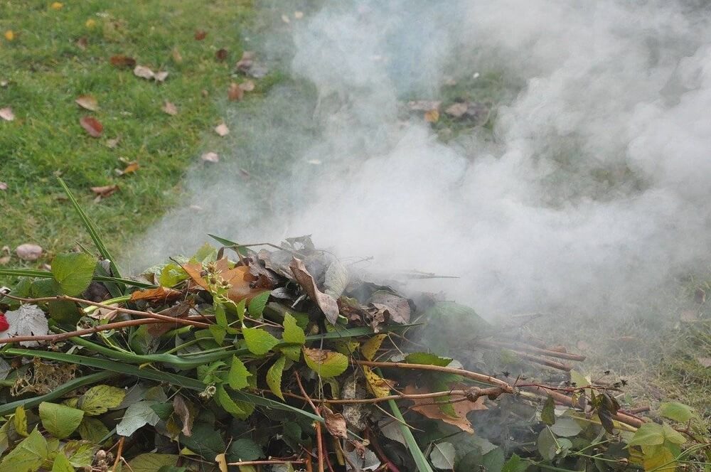 Использование дыма и воды для спасения сада от заморозков